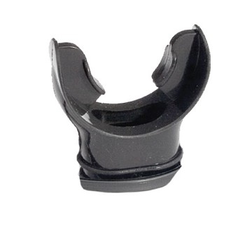 Black IST Ortho-conscious Comfort Mouthpiece for Scuba Snorkel 